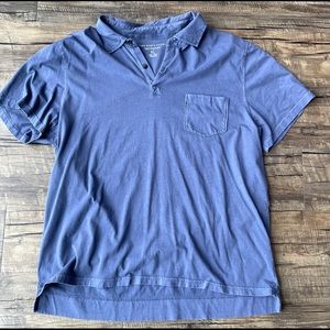 The Men’s Store Bloomingdales Pocket Short Sleeve Polo Blue XL